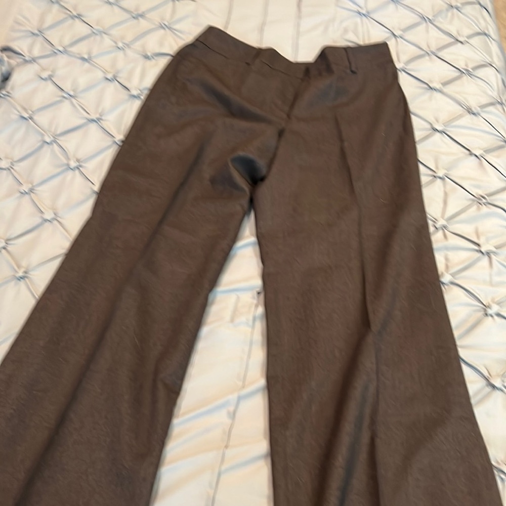 Brown wool LOFT pant in size 10